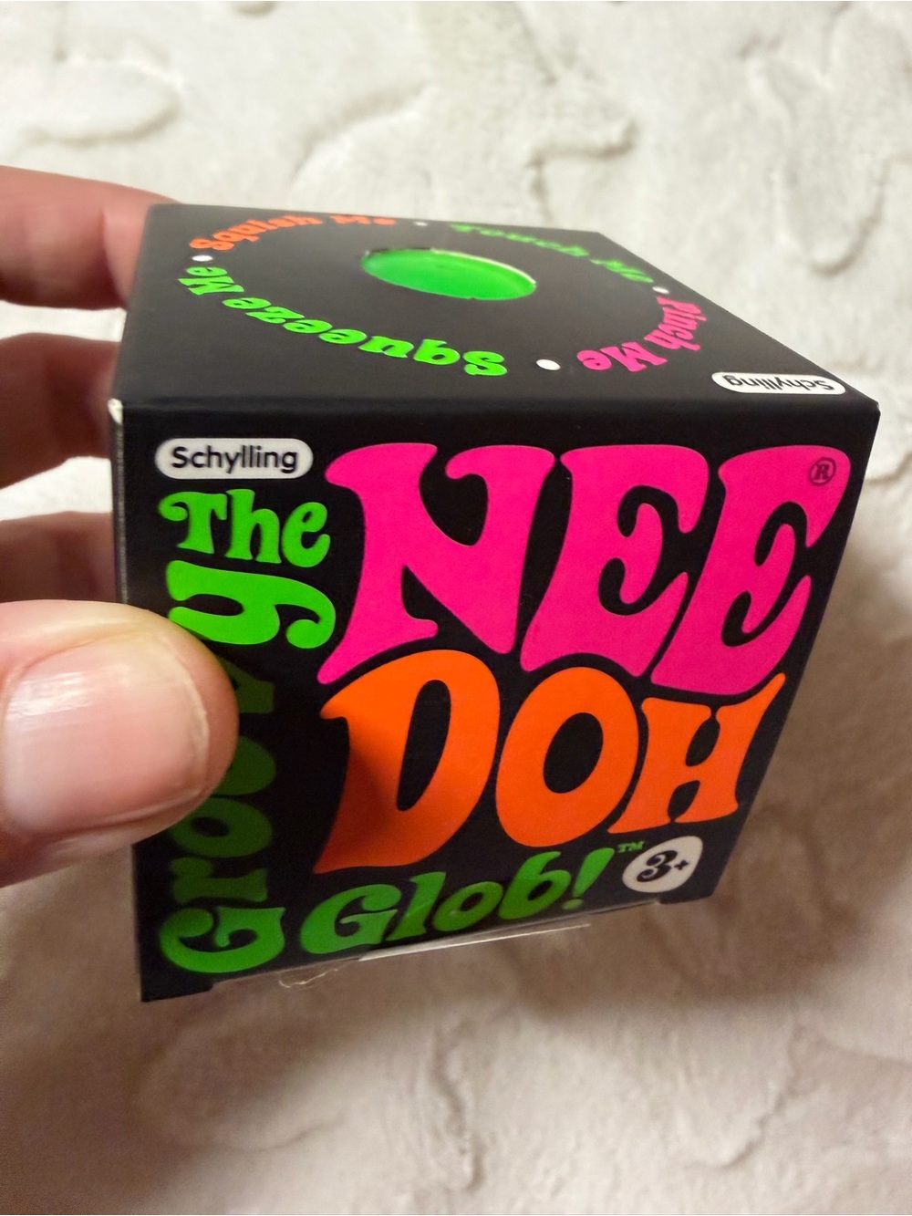 💚✨ NIB NeeDoh Groovy Glob – Neon Green ✨🌀